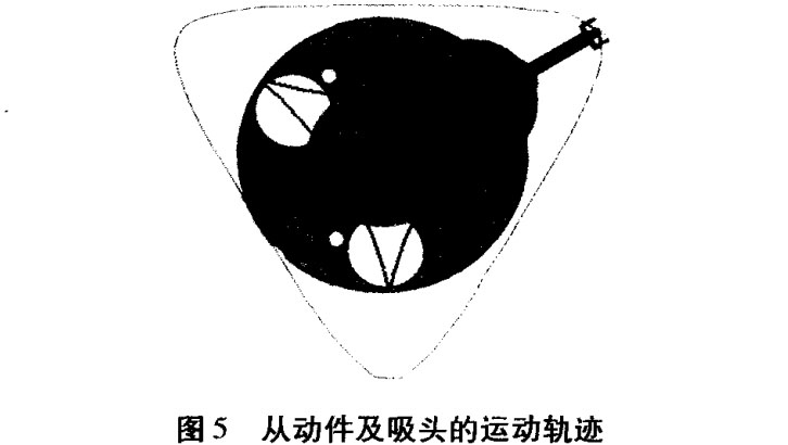 高速裝盒機(jī)取盒機(jī)構(gòu)從動件及吸頭的運動軌跡.jpg